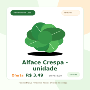Alface Crespa - unidade