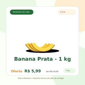 Banana Prata - 1 kg