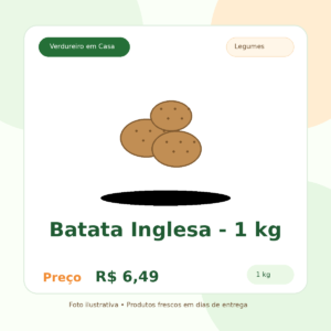 Batata Inglesa - 1 kg