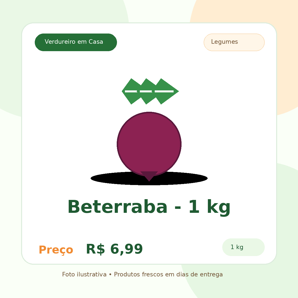 Beterraba - 1 kg