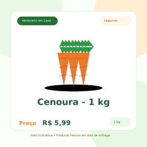 Cenoura - 1 kg