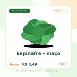 Espinafre - maço