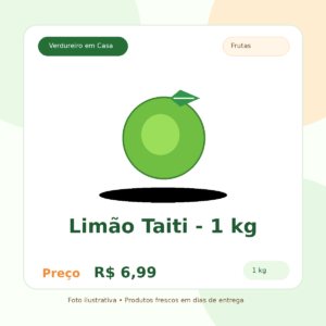 Limão Taiti - 1 kg