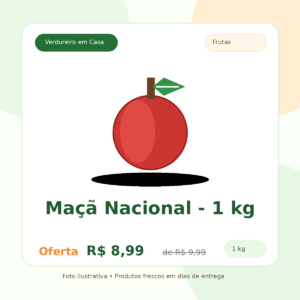 Maçã Nacional - 1 kg