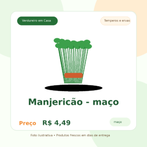 Manjericão - maço