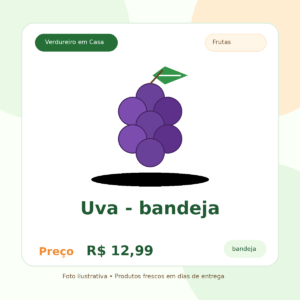 Uva - bandeja